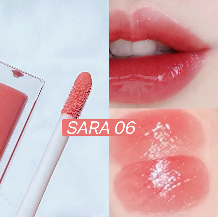 Tassel Light Mirror Lip Glaze Clear And Full Zera