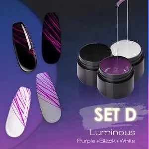 Manicure Luminous Nail Art Spider Nail Gel UV Nail Polish - Zera