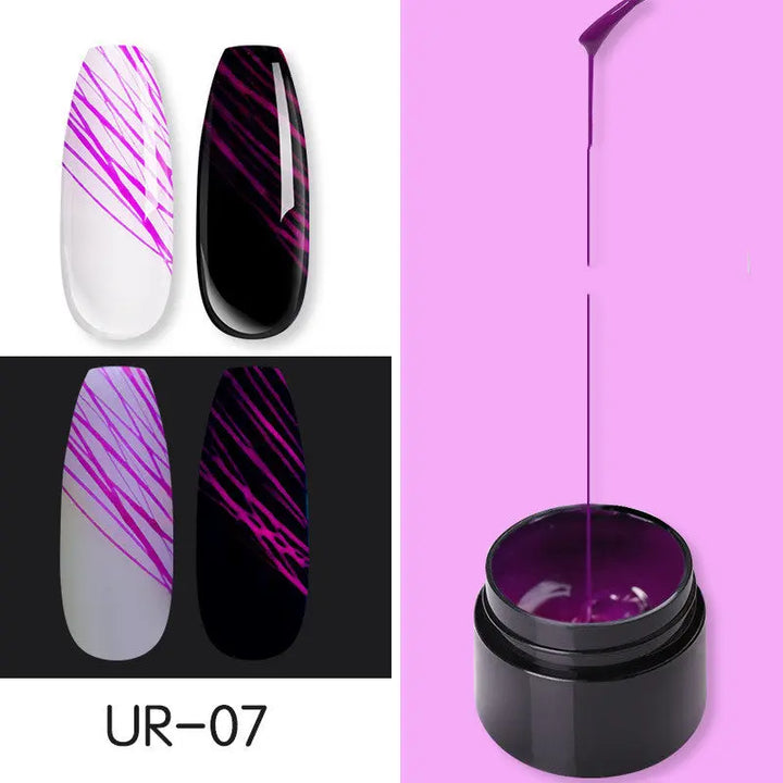 Manicure Luminous Nail Art Spider Nail Gel UV Nail Polish - Zera