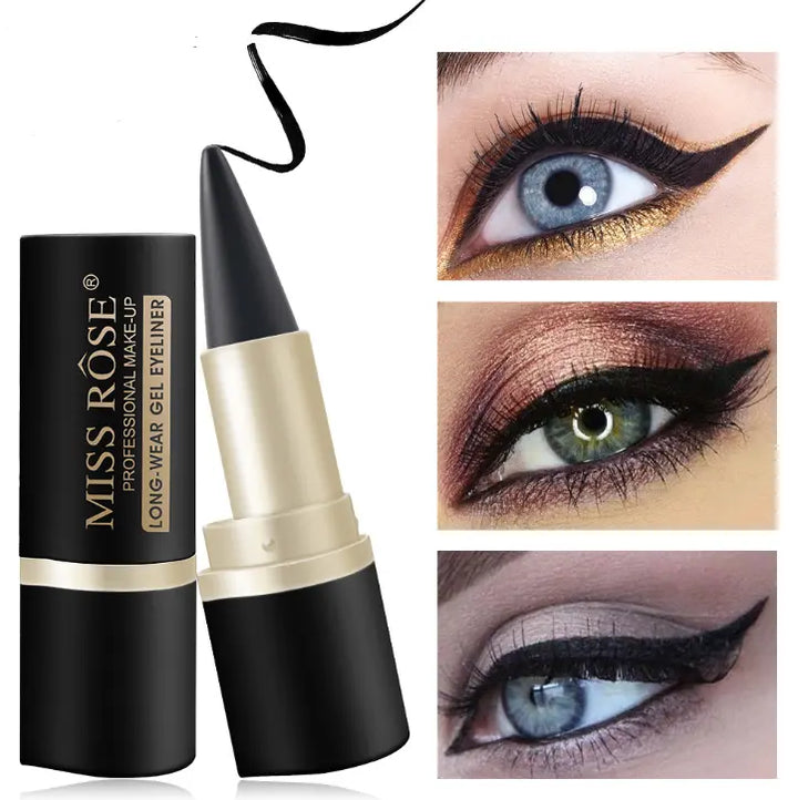 Waterproof Black Eyeliner Liquid Eye Liner Pen Pencil Gel Beauty Makeup Cosmetic Eyelashes Waterproof Eye Liner Makeup Tool - Zera