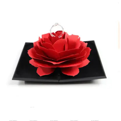 Rotating rose ring box - BEAUTIRON