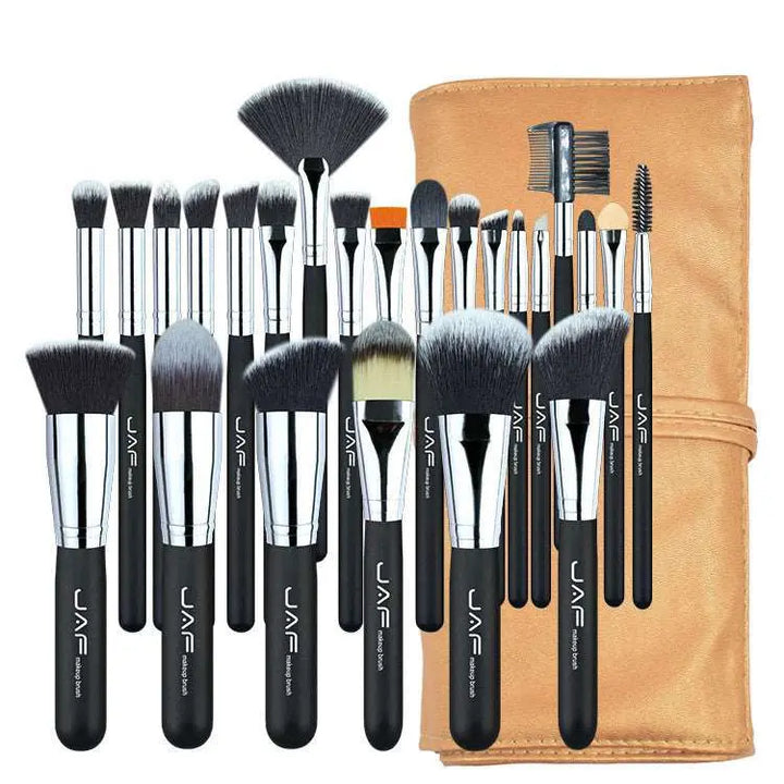 Stay Glam on the Go with Our Portable Makeup Brush Set