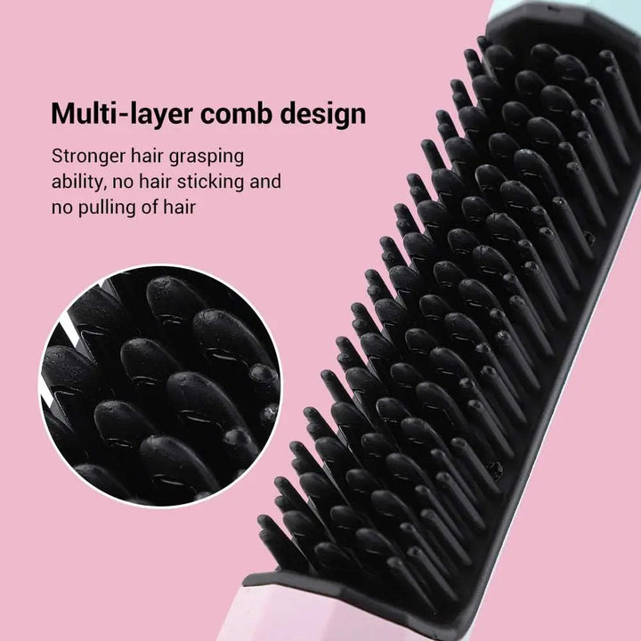 Professional Hair Straightener with a 360° anti-scalding design for safe usage.