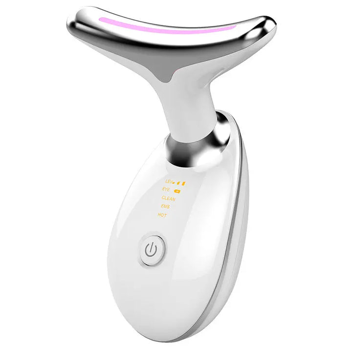 EMS Thermal Neck Lifting And Tighten Massager Electric Microcurrent Wrinkle Remover - BEAUTIRON