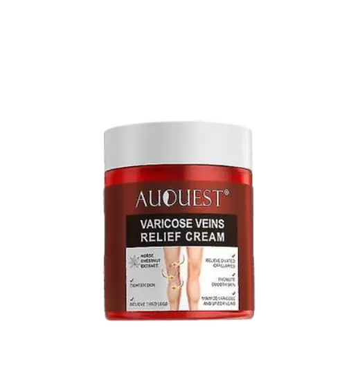 a jar of varicose vein relief cream