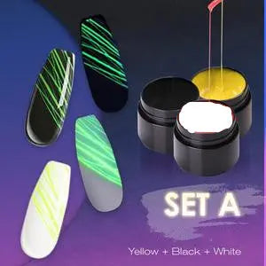 Manicure Luminous Nail Art Spider Nail Gel UV Nail Polish - Zera