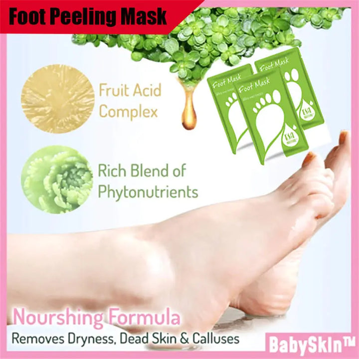 Eliminate Calluses with BabySkin Foot Mask
