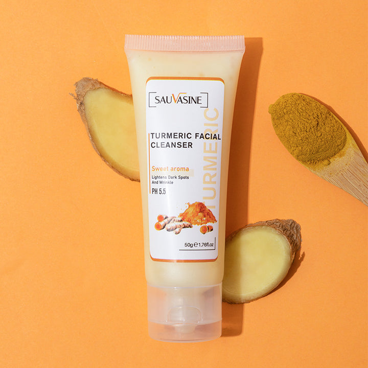 Facial Cleansing Turmeric Cleanser Moisturizing Skin Zera