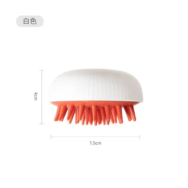 Silicone Head Scalp Massage Brush - Zera