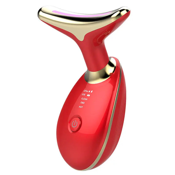 EMS Thermal Neck Lifting And Tighten Massager Electric Microcurrent Wrinkle Remover - BEAUTIRON