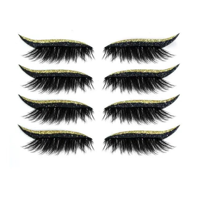 Eyeliner Eyelashes Set - Zera