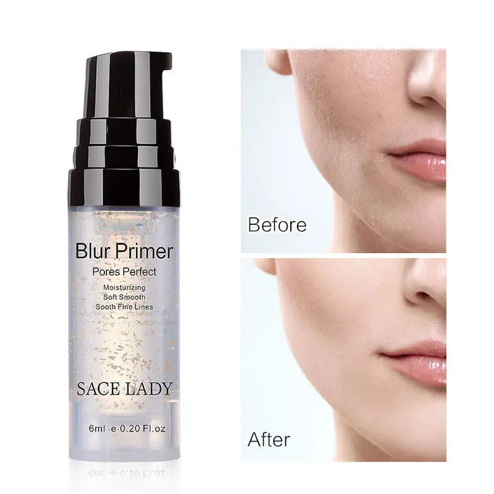 Makeup Base Face  Gold Foundation Primer Oil Control Professional Matte Make Up Pores - Zera