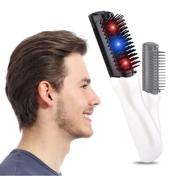 Infrared Ray Growth Laser Hair Comb Massage Equipment Hair Brush Massager Laser Anti Hair Loss Electric Vibration Hairbrush S46 Zera