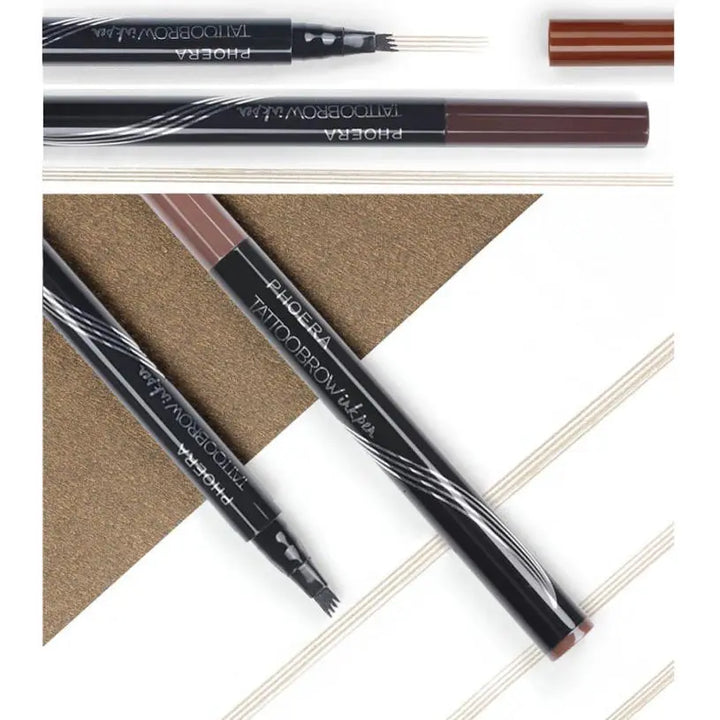 New Long Lasting Ultra-Fine Four-Comb Eyebrow Pencil - Zera