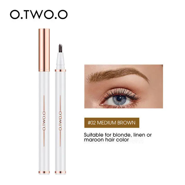 a pair of eyebrow browliners with a brown eyeliner