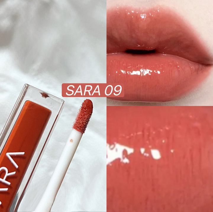 Tassel Light Mirror Lip Glaze Clear And Full Zera