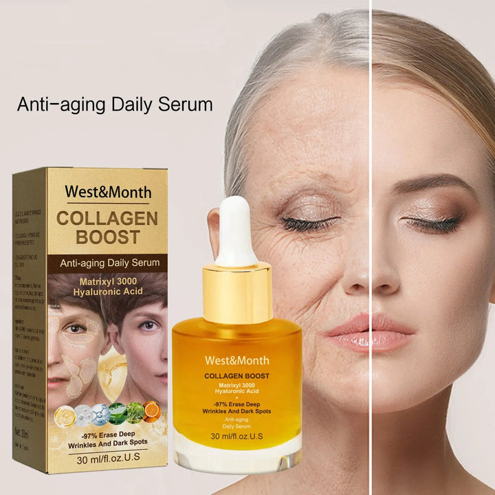 Collagen Anti-wrinkle Serum Lightens Spots Hydrates And Moisturizes Zera