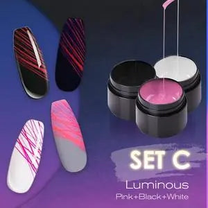 Manicure Luminous Nail Art Spider Nail Gel UV Nail Polish - Zera