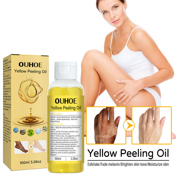 Yellow Exfoliating Oil Brightening Skin Color Hydrating