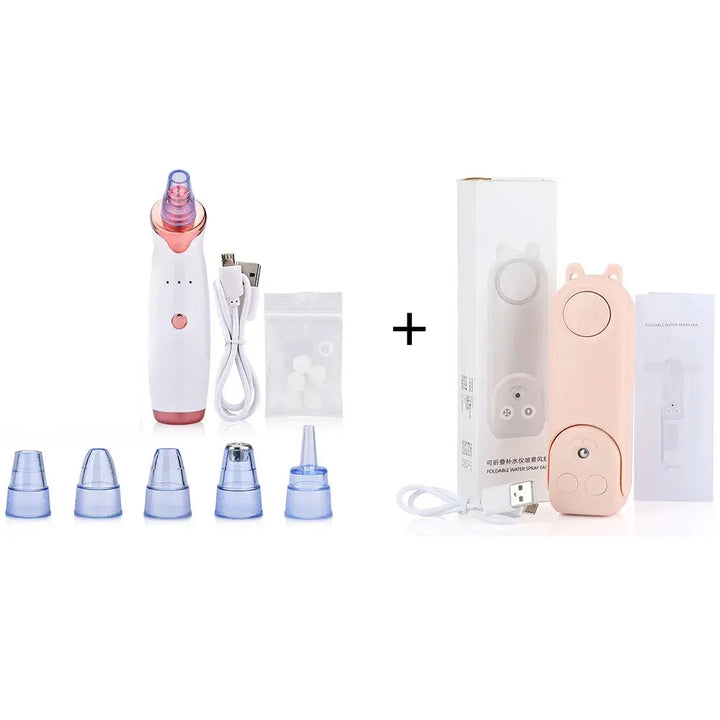 Blackhead Remover Skin Care Face Clean Pore Vacuum Acne Pimple Removal Suction Facial Diamond Dermabrasion Tool Care - BEAUTIRON