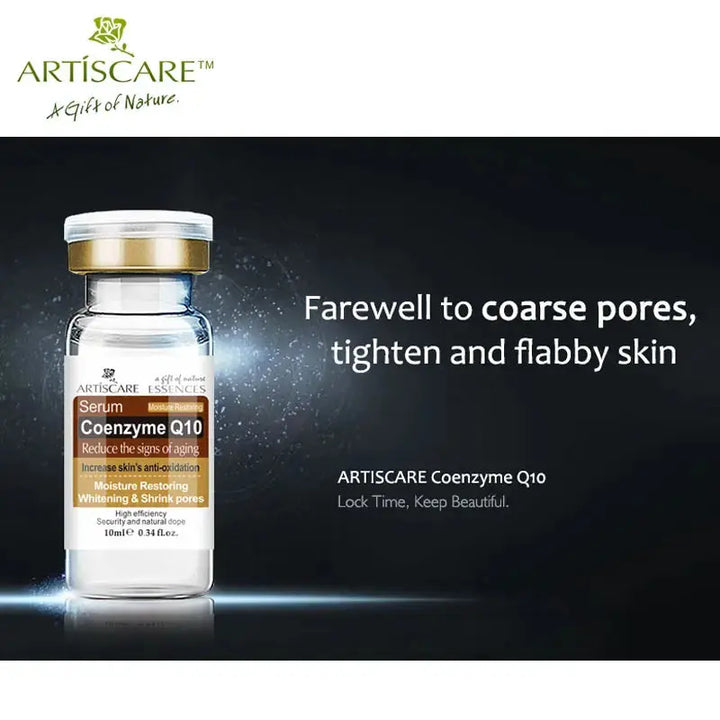 ARTISCARE Coenzyme Q10 3Pcs Serum anti aging whitening and minimize pores essence tighten and flabby skin Best Skin Care cream - BEAUTIRON