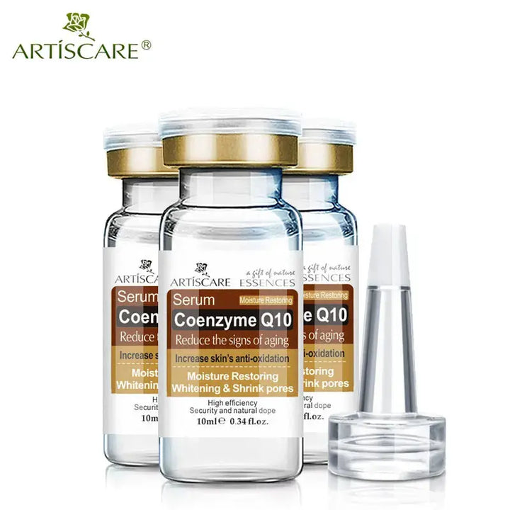 ARTISCARE Coenzyme Q10 3Pcs Serum anti aging whitening and minimize pores essence tighten and flabby skin Best Skin Care cream - BEAUTIRON