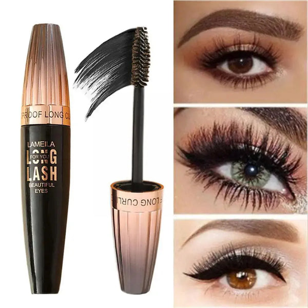 Mascara Waterproof Long Lasting Extension Eyelashes Mascara Eyelash Lengthening Curling Black Makeup Drop Cosmetic Shipping N2Z3 - BEAUTIRON