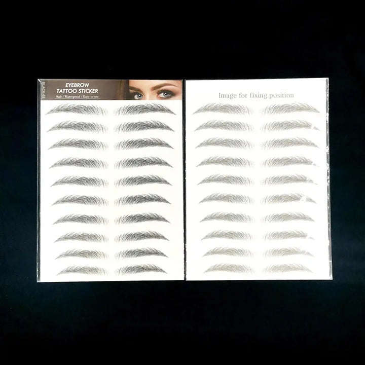 Brow Shaping with Hair-Like Precision - 6D Eyebrow Stickers