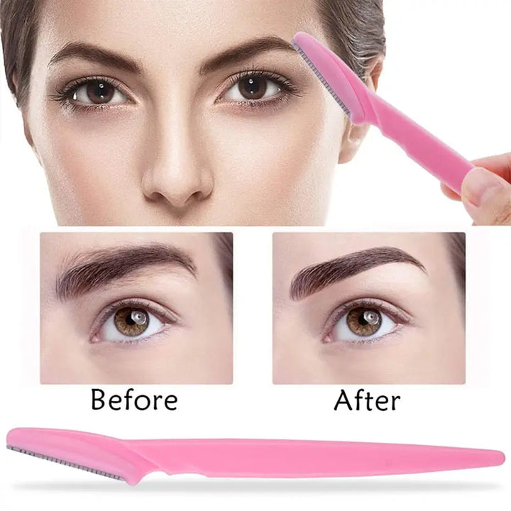 Eyebrow Trimmer: Safe Brow Razor for Women - Shaping Knife with Precision Blades - BEAUTIRON