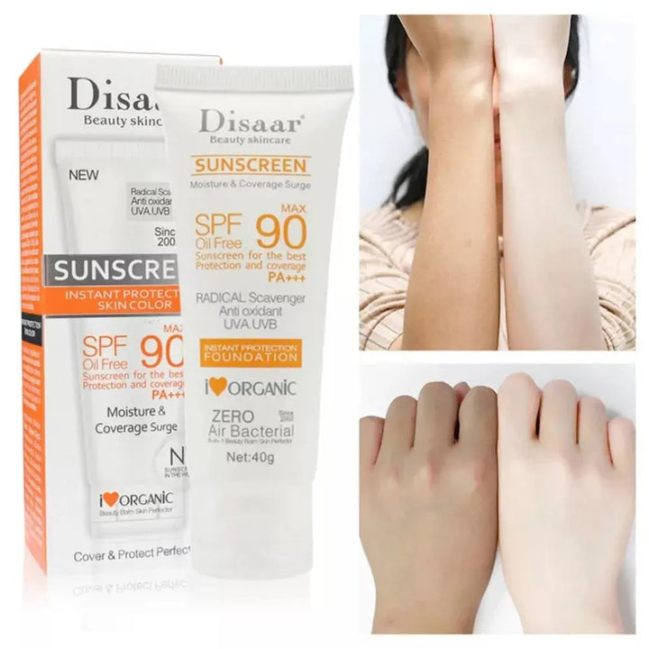 Disaar SPF 90 Facial Body Sunscreen Whitening Sun Cream Sunblock Skin Protective Cream Anti-Aging Oil-control Moisturizing - BEAUTIRON