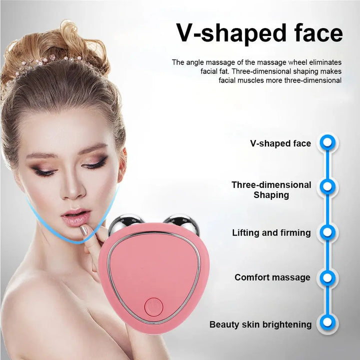 EMS Face Lifting Machine Facial Massager Microcurrent Roller Skin Tightening Rejuvenation Beauty Charging Facial Anti Wrinkle - BEAUTIRON