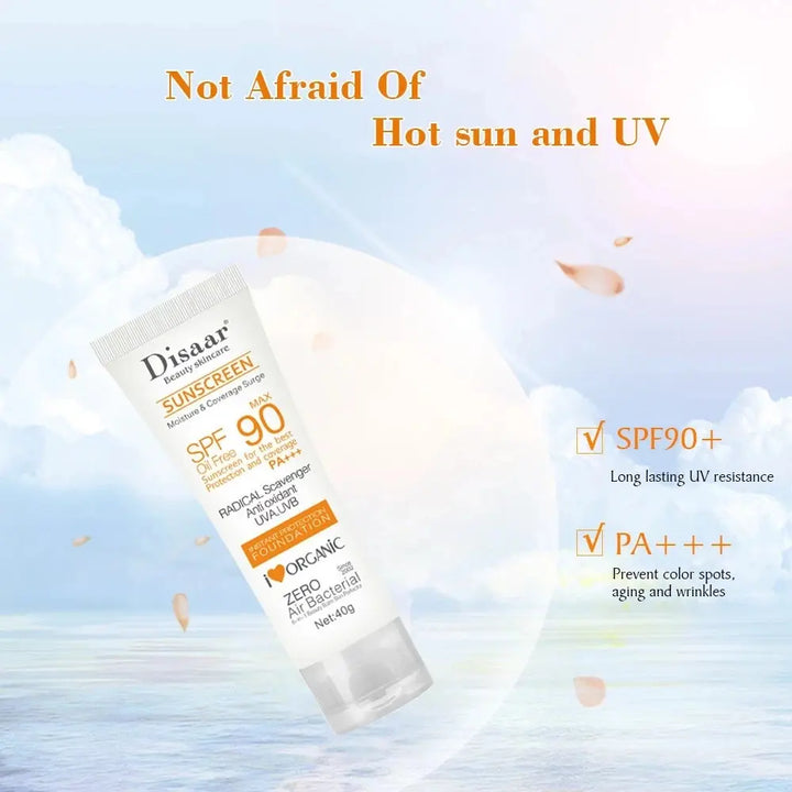 Disaar SPF 90 Facial Body Sunscreen Whitening Sun Cream Sunblock Skin Protective Cream Anti-Aging Oil-control Moisturizing - BEAUTIRON