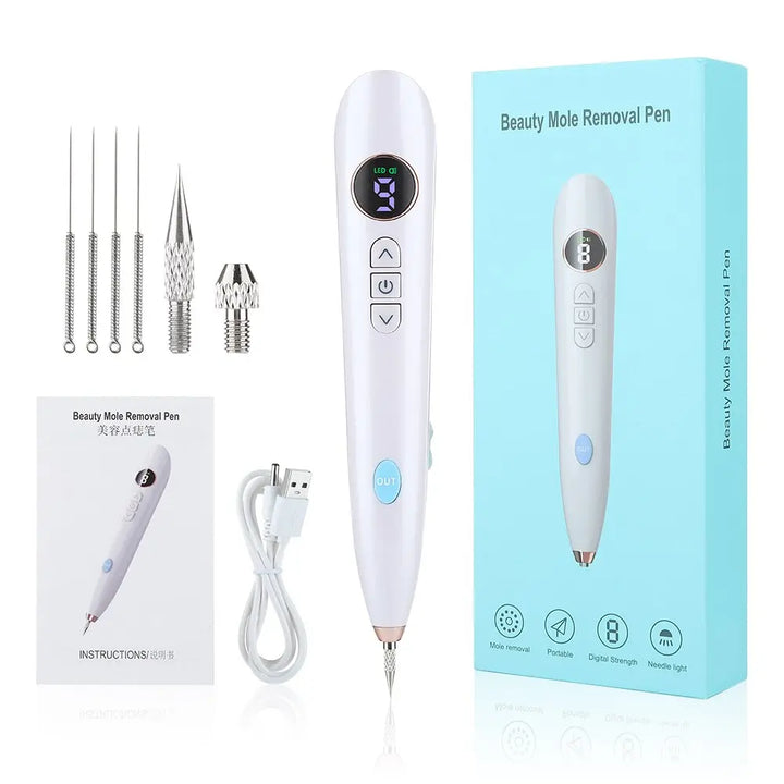 Mole Spot Scanning Pen Needle Light LED Screen 9-speed Tattoo Removal Plasma Pen Beauty Instrument - BEAUTIRON