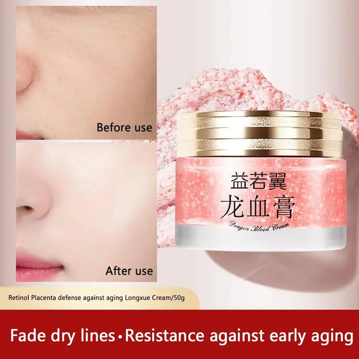 50g Dragon Blood Essence Gel Anti Wrinkle Moisturizing Face Cream Tighten Nourish Placenta Face Cream Repair Brighten Skin Tone - BEAUTIRON