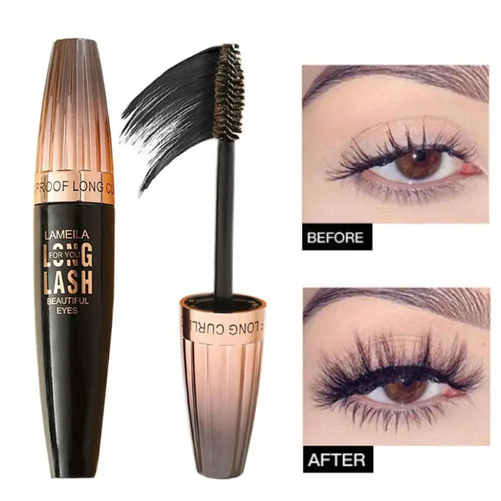 Mascara Waterproof Long Lasting Extension Eyelashes Mascara Eyelash Lengthening Curling Black Makeup Drop Cosmetic Shipping N2Z3 - BEAUTIRON