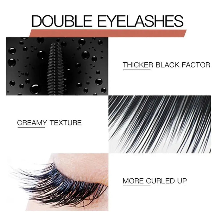 Mascara Waterproof Long Lasting Extension Eyelashes Mascara Eyelash Lengthening Curling Black Makeup Drop Cosmetic Shipping N2Z3 - BEAUTIRON