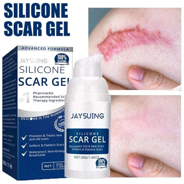 100% Silicone Scar Removal Cream Gel Burn Surgical Scar Cesarean Scar Repairing Stretch Marks Whitening Pigmentation Corrector - BEAUTIRON