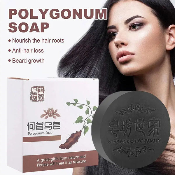 Promotes Hair Growth Prevents Hair Loss Polygonum Soap Essential Oil Soaps Multiflora Shampoo Bar Shampoo Soap Hair Care шампунь - BEAUTIRON