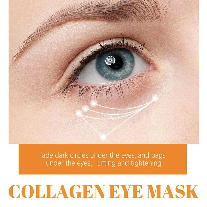 High-Protein Collagen Facial Film Fades Dark Circles Eye Bags Eye Mask Light Fine Lines Lifting and Firming Water-Soluble Mask - BEAUTIRON