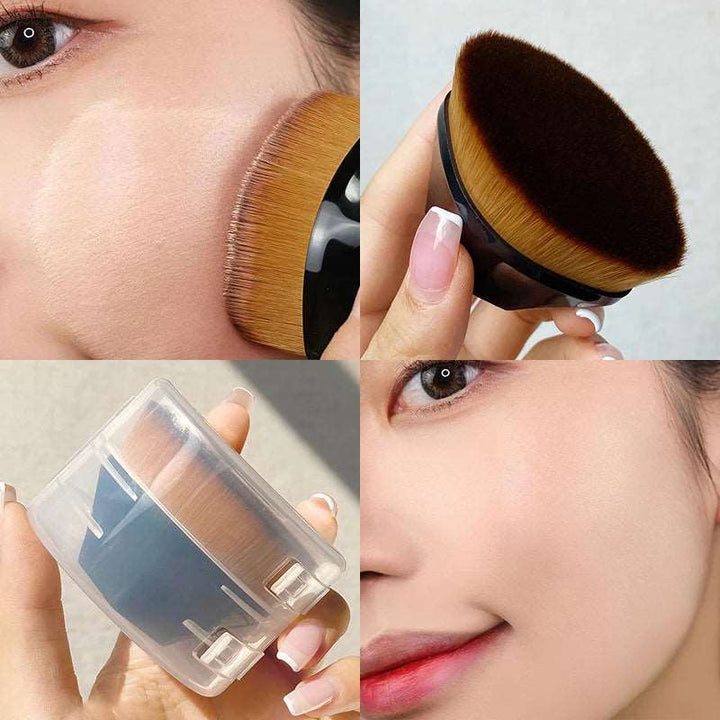 1 PCS Foundation Makeup Brushes Petal-Shaped Flat Top Kabuki Brush For  Liquid Cream Or   Cosmetics Tool