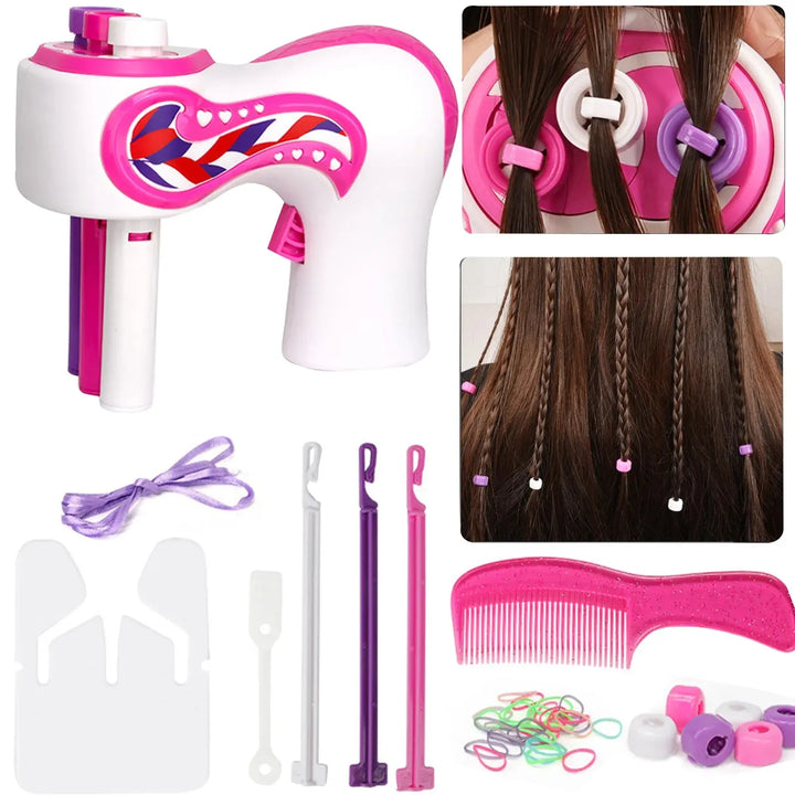 Automatic DIY Hair Knitting Machine Braid Hair Tools Twist Knitting Hair Knitting Roll Twisted Xmas - BEAUTIRON