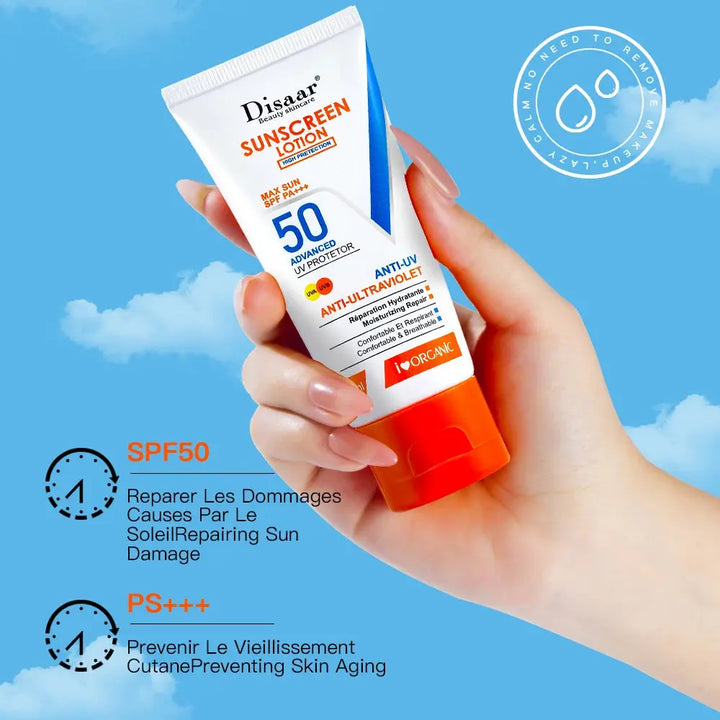 Disaar Facial Sunscreen SPF 50/60/90 UV Protective Sun Cream Moisturizing Skin Body Sunscreens Anti Sun Face Protection - BEAUTIRON