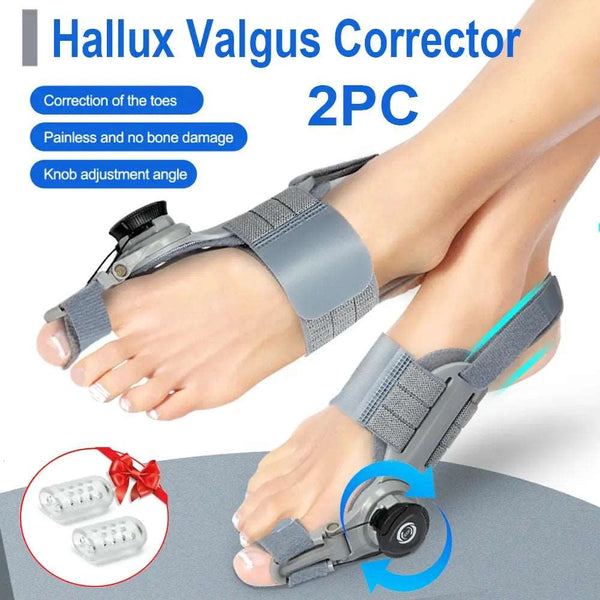 Bunion Corrector Unisex Foot Hallux Valgus Braces Rotatable Toe Separator Straightener Adjustable Pedicure Finger Toe Corrector - BEAUTIRON