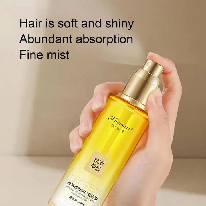 80ml Morocco Argan Hair Oil Hair Serum Smoothing Soft Repair Frizz Dry Damaged Scalp Treatments Hair Care Hair Conditioner Oil BEAUTIRON
