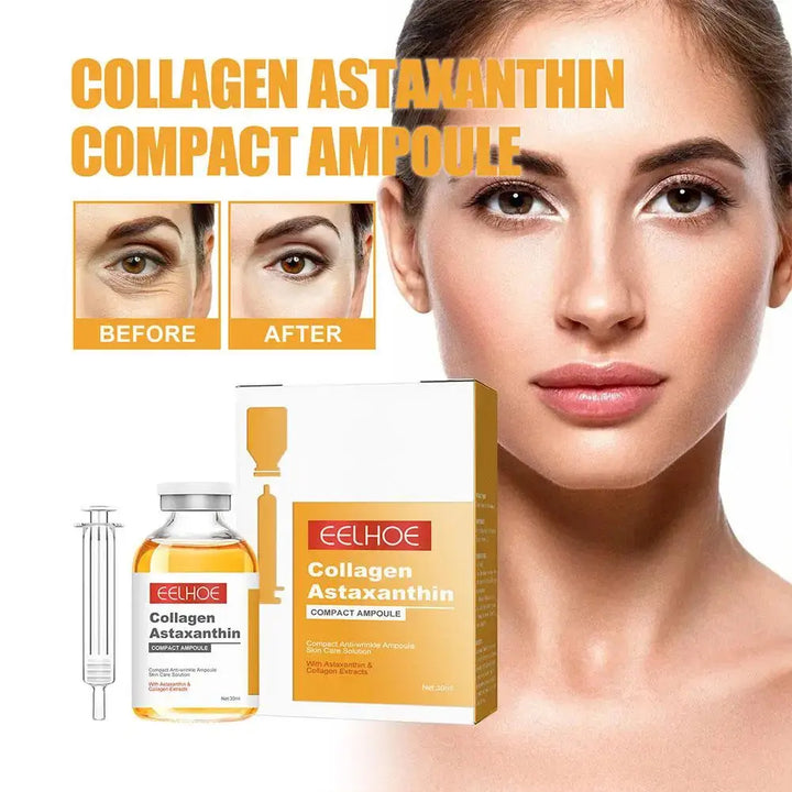 30ml Collagen Astaxanthin Lifting Ampoule Instant Wrinkle Remover Face Serum Lifting Firming Fade Fine Lines Anti-aging - BEAUTIRON