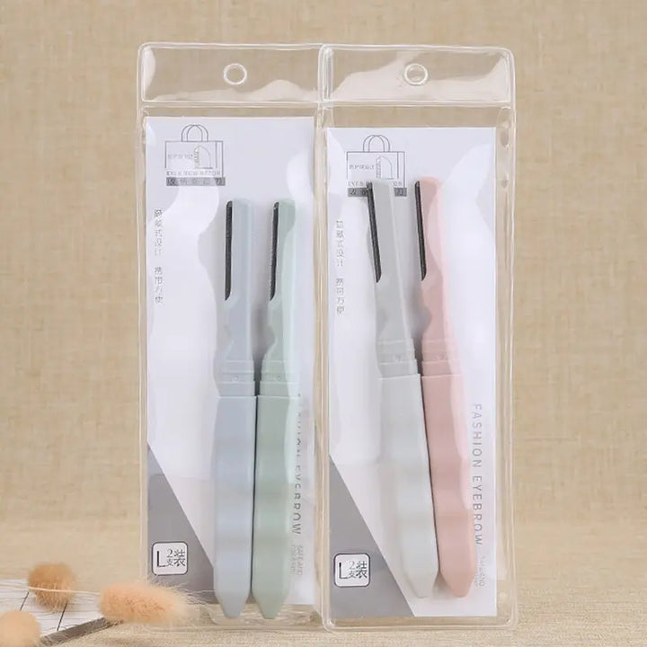 Portable precision eyebrow trimmer