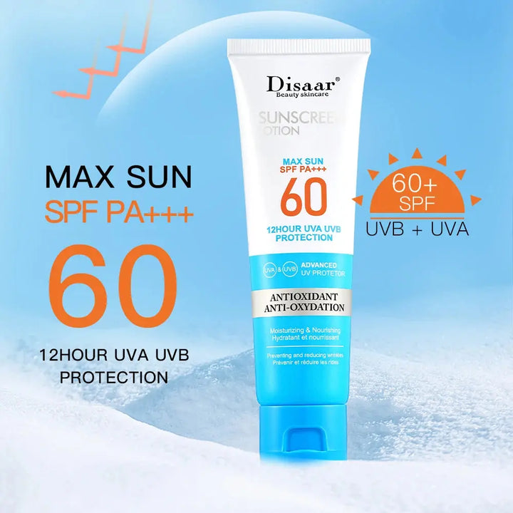 Disaar Facial Sunscreen SPF 50/60/90 UV Protective Sun Cream Moisturizing Skin Body Sunscreens Anti Sun Face Protection - BEAUTIRON