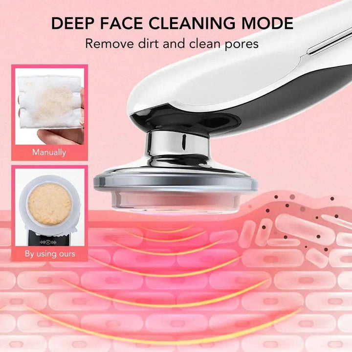 7 in 1 Face Lifting Device EMS RF Microcurrent Skin Rejuvenation Facial Massager Light Therapy Anti Aging Wrinkle Beauty tool - BEAUTIRON