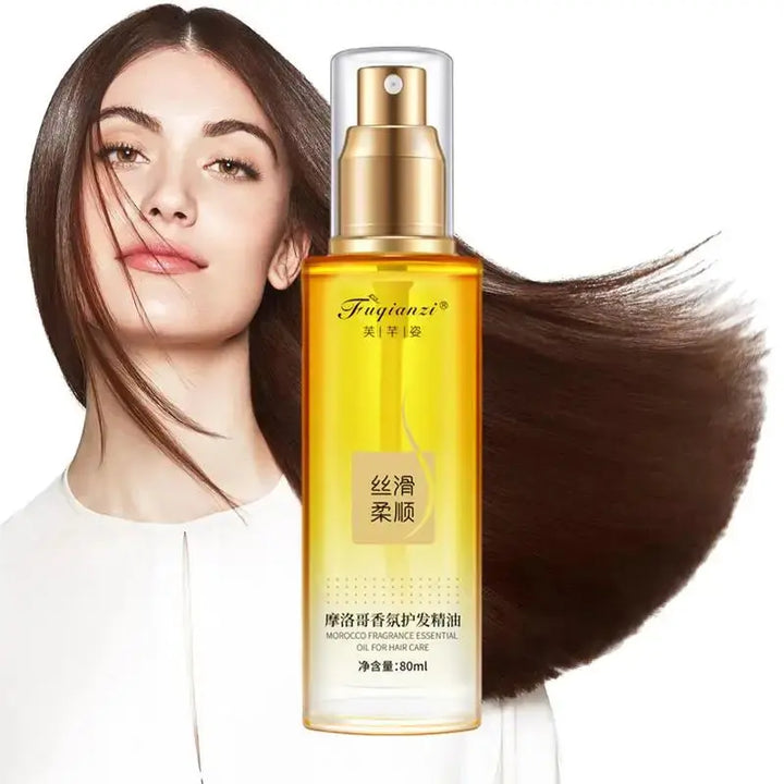 80ml Morocco Argan Hair Oil Hair Serum Smoothing Soft Repair Frizz Dry Damaged Scalp Treatments Hair Care Hair Conditioner Oil BEAUTIRON