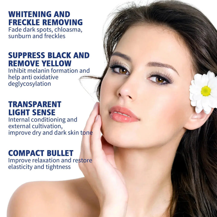 Effective Whitening Serum Remove Dark Spots Freckle Essence Anti-Aging Niacinamide Fade Pigmentation Melasma Brighten Skin Care - BEAUTIRON
